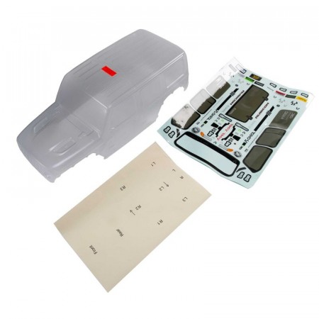 Axial Clear Body, Jeep JL 4-Door Wrangler: SCX10 III