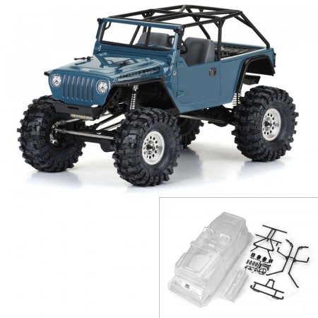 Pro-Line Racing 1/10 2004 Jeep LJ Clear Body/Trail Cage 12.3in Wheelbase Crawlers