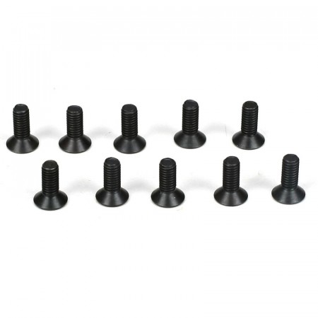 Losi Flathead Screws, M3 x 8mm (10)