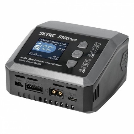 SkyRC S100 Neo Computerlader AC100W/DC200W