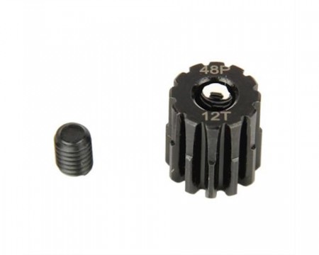 RADIENT PINION GEAR, 48P, STEEL 12T