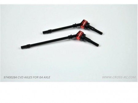 Cross RC CVD Drive Shafts For HC-4 | HC-6 | GC-4 and GC-4M | SR-4A/B/SG-4A/B, 4 Bolt Diff. Cover.