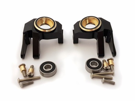 Hobby Details Brass CNC Steering Knuckle Set for Axial SCX6 (2)