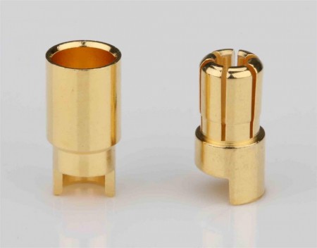 Amass 6.0mm Bullet Gullkontakter - 1par