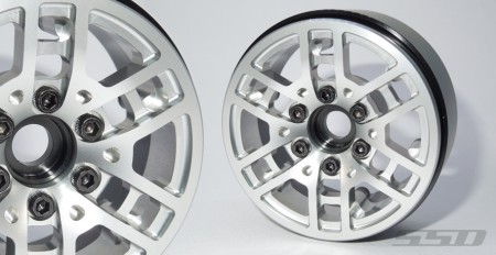 SSD 1.9in Toycoma Beadlock Wheels (Silver)