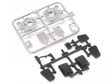 Team Raffee Co. Chrome Accessories Parts Tree Q for TRC D110/D90 Defender Hard Body