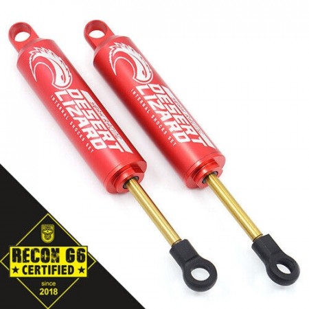 Yeah Racing 90mm Desert Lizard Two Stage Internal Spring Damper Pair Red For 1/10 Crawler ´G6 Certified´ (2)