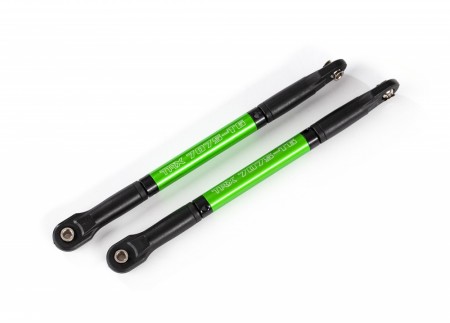 Traxxas TRX8619G Push rods, aluminum (green-anodized), heavy duty (2) (assembled with rod ends and threaded inserts)