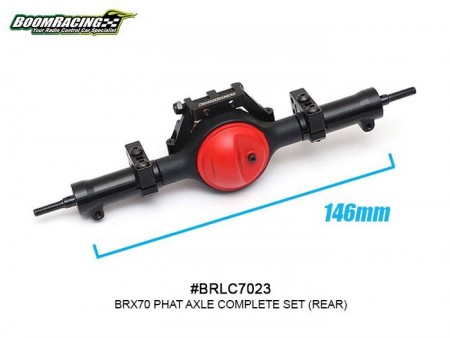 Boom Racing Complete Rear Assembled BRX70 PHAT Axle Set w/ AR44 HD Gears