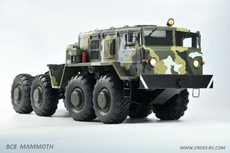 Cross RC BC-8 Mammoth Flagship 1/12 8x8 Skala Militær Lastebil KIT