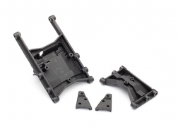 Traxxas Suspension mount, rear, TRX-6™ (1)/ chassis crossmember, rear (1)/ suspension link mounts (left and right)