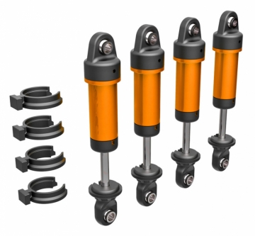 Traxxas Shocks Alu Orange Complete (w/o springs) (4) TRX-4M