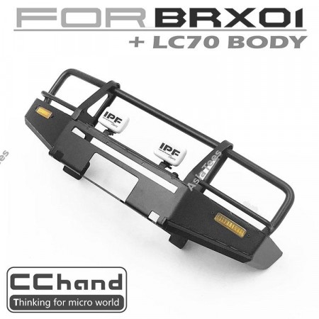 CChand ARB Front Bumper + IPF LED Light for Boom Racing BRX01