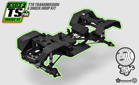 Gmade 1/10 GS02F TS PRO chassis Kit