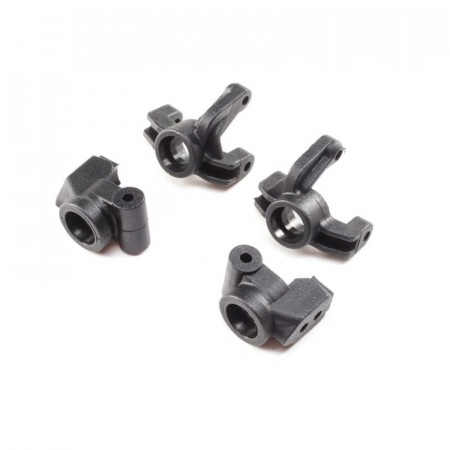 Losi Spindle and Hub Set: Mini-T 2.0, Mini-B