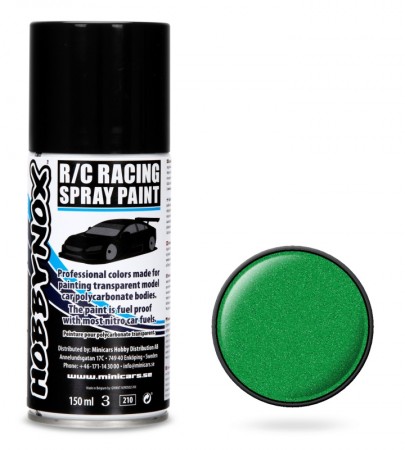 Hobbynox Metallic Green R/C Racing Spray Paint 150 ml