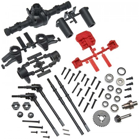 Axial AR44 Locked Axle Set Front or Rear Complete AX31438