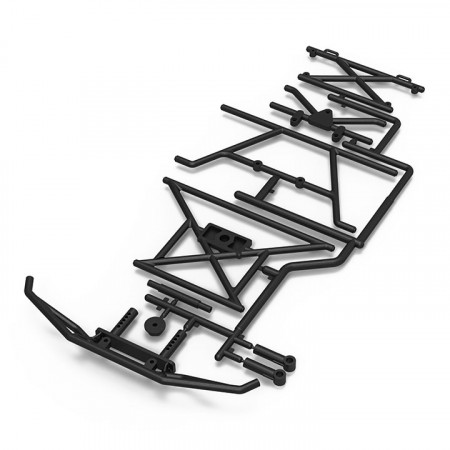 Gmade Front tube bumper and Rear cage parts tree