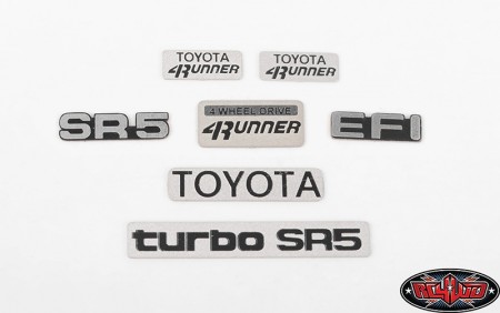 RC4WD 1985 Toyota 4Runner Emblem Set
