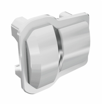 Traxxas Differential Cover Front/Rear Satin Chrome (2) TRX-4M