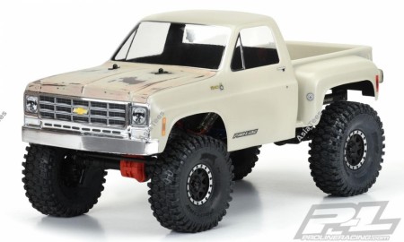 Pro-Line Racing 1978 Chevy K-10 Clear Body (Cab and Bed) For 12.3in (313MM) Wheelbase Scale Crawlers