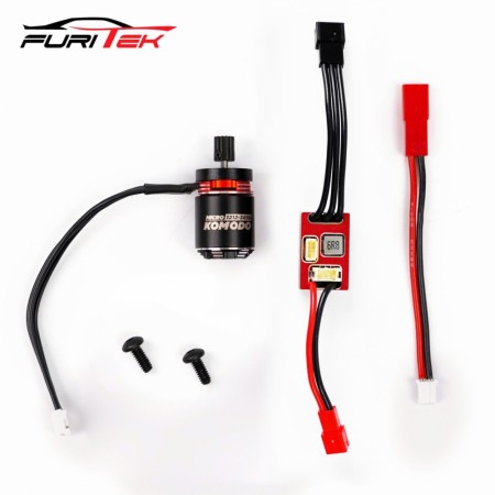 Furitek MicroModo 2025 Brushless Power System with MicroPython and MicroKomodo FOR REDCAT ASCENT-18