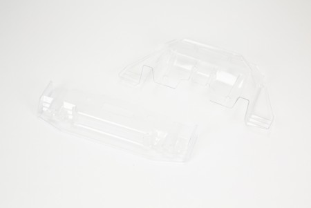 Arrma FELONY 6S BLX Trimmed Splitter and Diffuser (Clear)