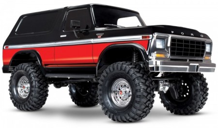 Traxxas TRX-4 Ford Bronco Ranger XLT Scale and Trail Crawler RED RTR