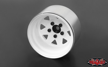 RC4WD 5 Lug Deep Dish Wagon 1.9in Steel Stamped Beadlock Wheels (White) (4)