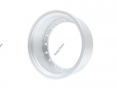 Boom Racing ProBuild™ Alum 15mm Wheel Barrel (1) Flat Silver