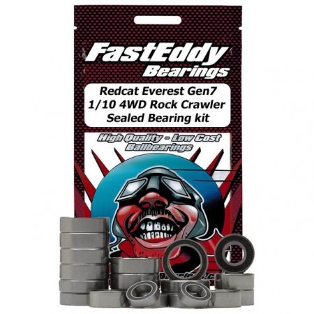 Fast Eddy kulelager Redcat Everest Gen7 1/10 4WD Rock Crawler Sealed Bearing Kit