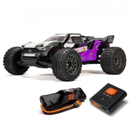 1/10 VORTEKS 2WD RTR Brushed Stadium Truck (Battery and Charger Included), Purple 