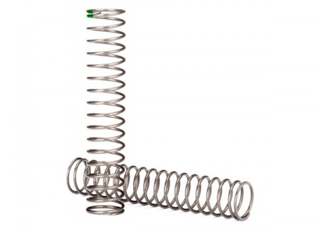 Traxxas TRX8156 Springs, shock, long (natural finish) (GTS) (0.54 rate, green stripe) (for TRX-4® Long Arm Lift Kit)