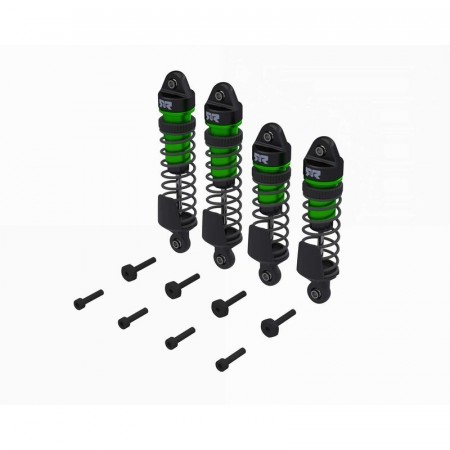 ARRMA Shock Set, Front/Rear Assembled, 1300cSt Oil, Green (4Pcs): MINI