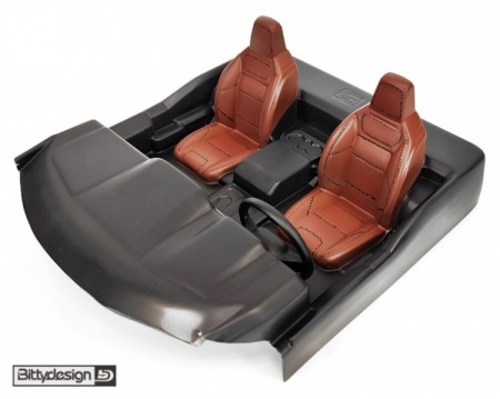 Bittydesign Clear Interior for ROCK1 1/10 Crawler Body Pre-Cut