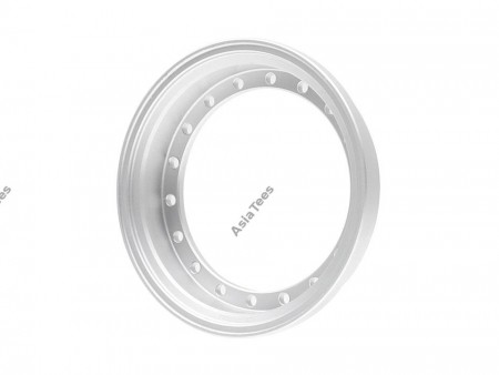 Boom Racing ProBuild™ Alum 7.5mm Wheel Barrel (1) Flat Silver