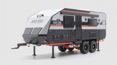Orlandoo Hunter Model 1/32 HQ19 Blackseries Camper Trailer Kit (Officially Licensed) w/Light Control set , LED and Lipo 