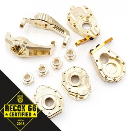 Yeah Racing Brass Upgrade Parts Set For Traxxas TRX-4 TRX4-6 [G6 Certified]