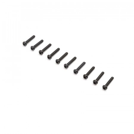 Losi Button Head Screws, M2x10mm (10)