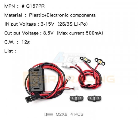GRC 1W Pro Square Spotlight LED 2S-3S