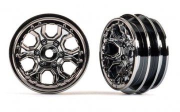 Traxxas Wheels Spider Black Chrome 1.0 (2)