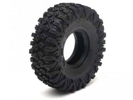 Boom Racing HUSTLER M/T Xtreme 1.55 BABY Rock Crawling Tires 3.74x1.3 SNAIL SLIME™ Compound w/Open Cell Foams (SS)