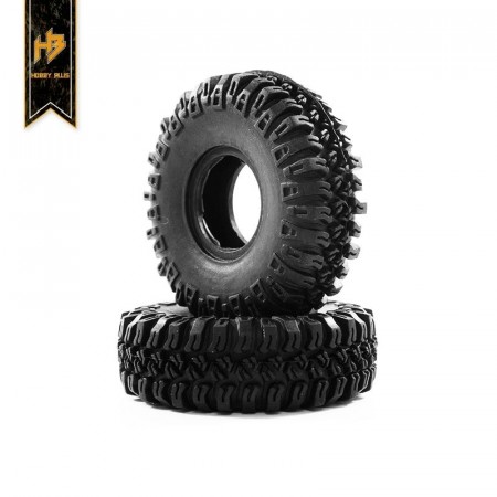 Hobby Plus CR-18 1.0 Inch 56x18.5mm GRABBER M/T Rock Crawling Tire (4) for CR-18