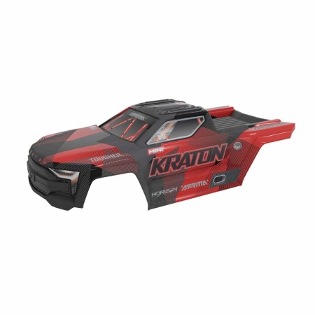 ARRMA MINI KRATON Body, Black/Red