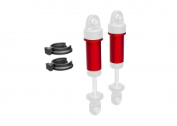 Traxxas Body, GTM shock, 6061-T6 aluminum (red-anodized) for TRX-4M (2)
