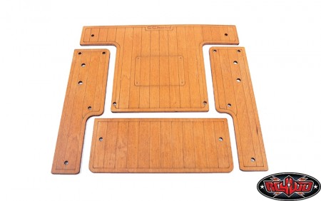 CCHand Cargo Bed Wood Decking for RC4WD Gelande II 2015 Land Rover Defender D90 (Pick-Up)