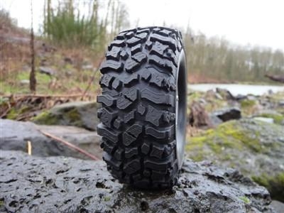 PITBULL - 1.9 ROCK BEAST SCALE RC TIRES W/2 STAGE FOAM - 2pcs