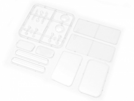 Team Raffee Co. Lamp Lens and Side Window P Part for TRC Defender D110/D90 Hard Body