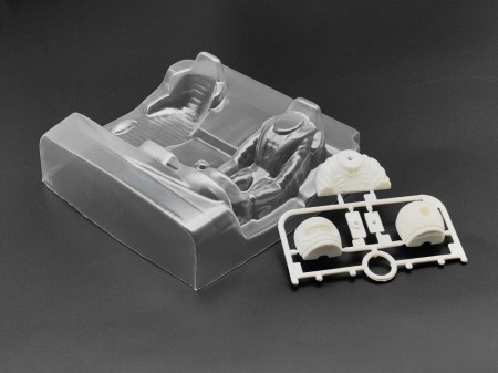 LEXAN COCKPIT INSERT / INTERIOR INCL. DRIVER and HELMET FOR CRAWLER BODY 