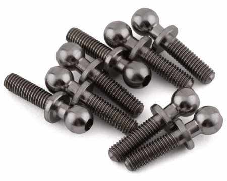 Yeah Racing High Precision 64 Titanium Ball Stud 4.8mm x 10mm 8pcs
